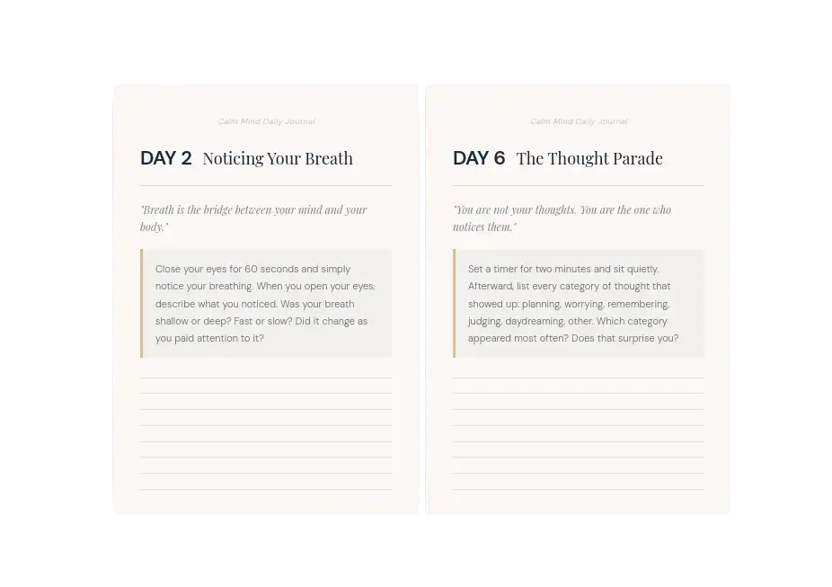 Journal mockup