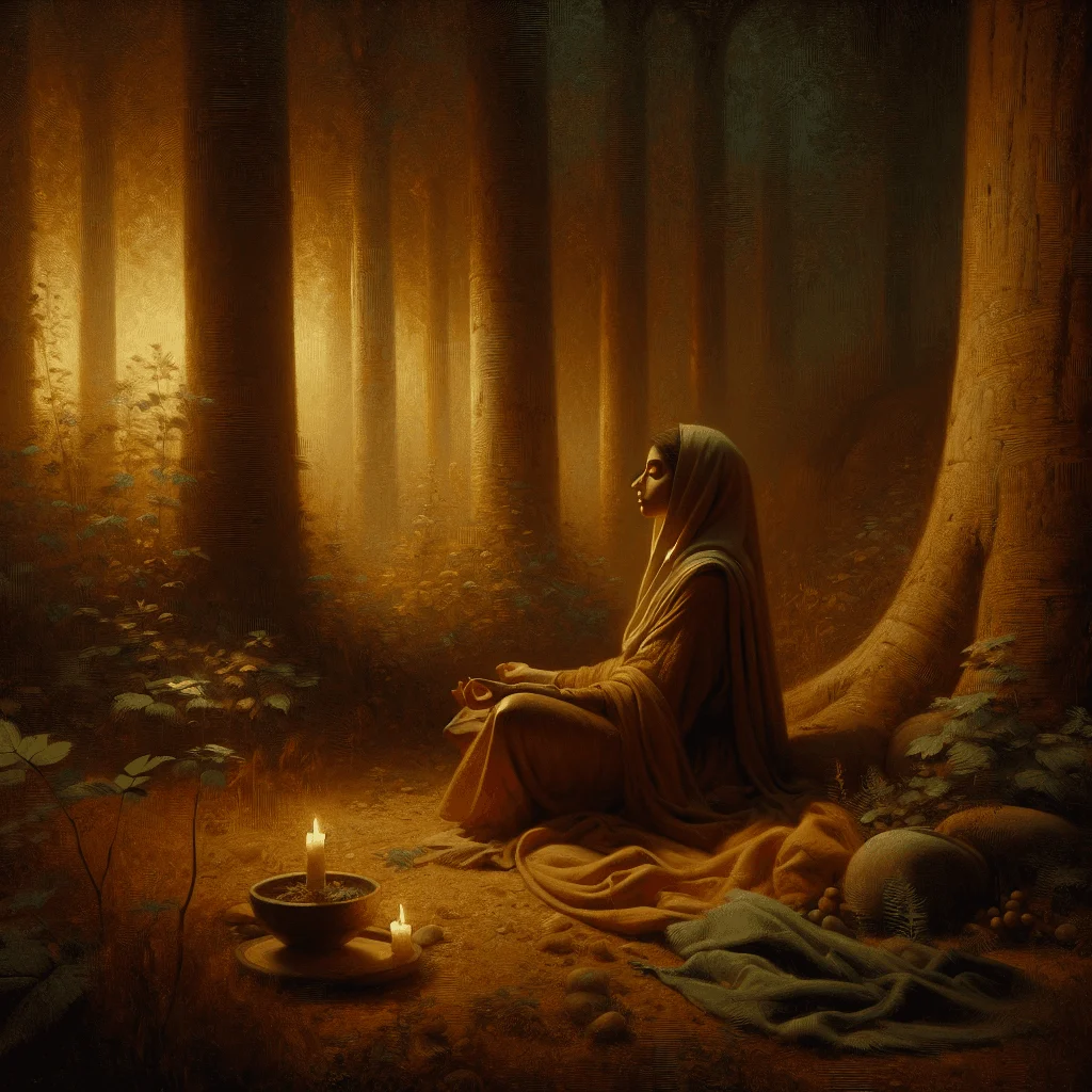 grounding meditation for anxiety practice outdoor nature