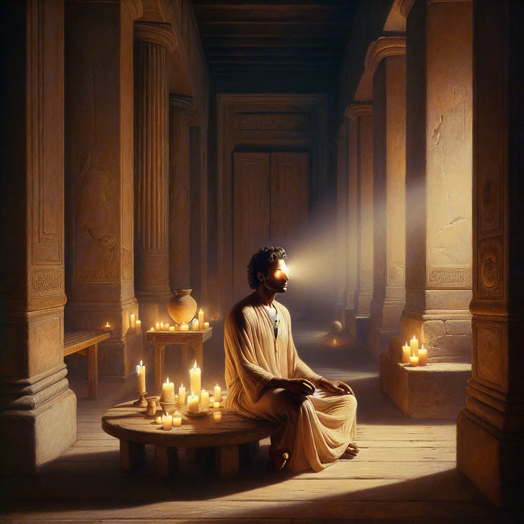 Woman meditating for psychic awareness in nature