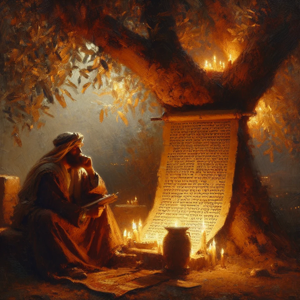 Ancient meaning of meditation in Hebrew language and biblical setting