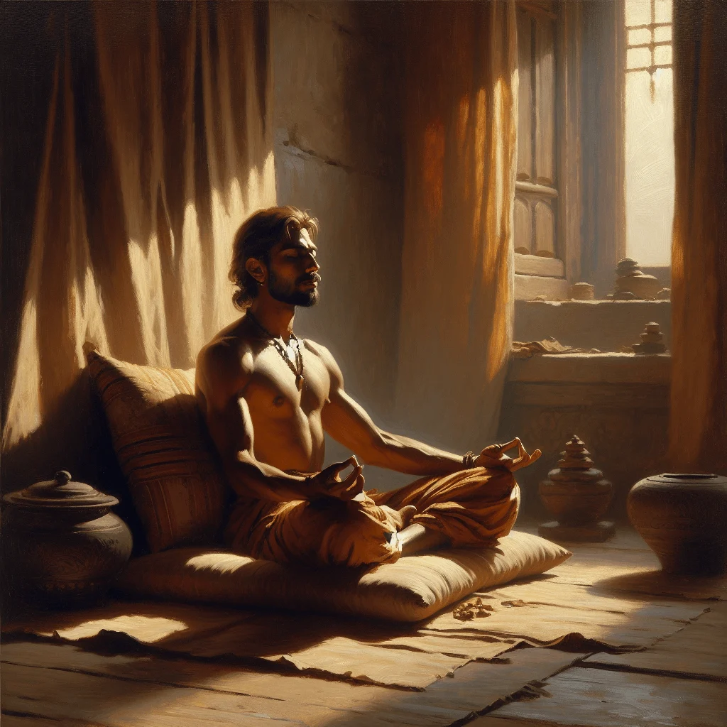 meditation and prayer benefits - person in morning daily practice routine
