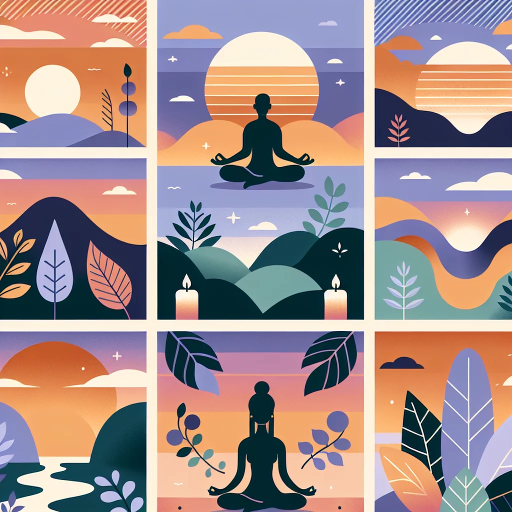 Man and woman practicing tantric meditation seated back to back with hands in mudras