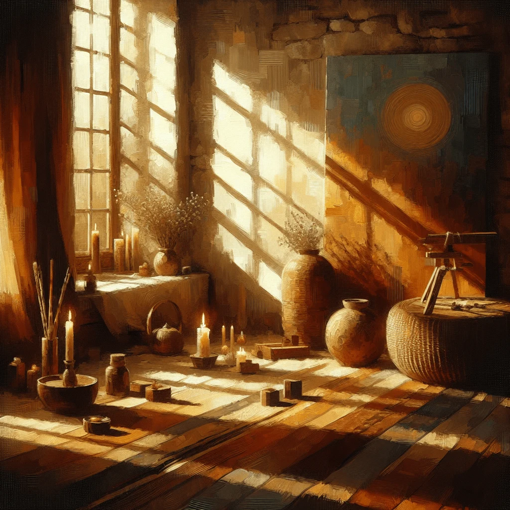 Person doing meditation and stretching during morning routine