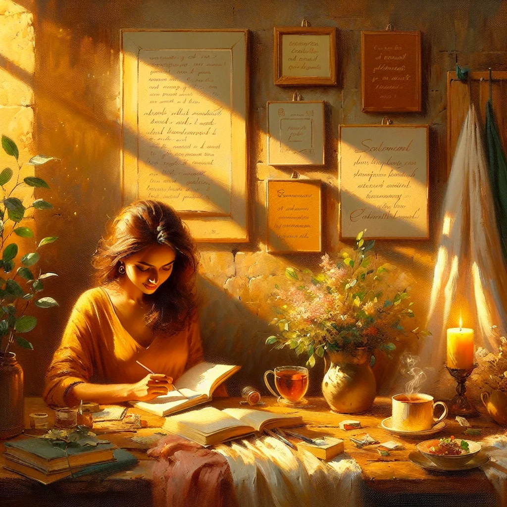 Daily journal and morning routine habits that support self confidence growth