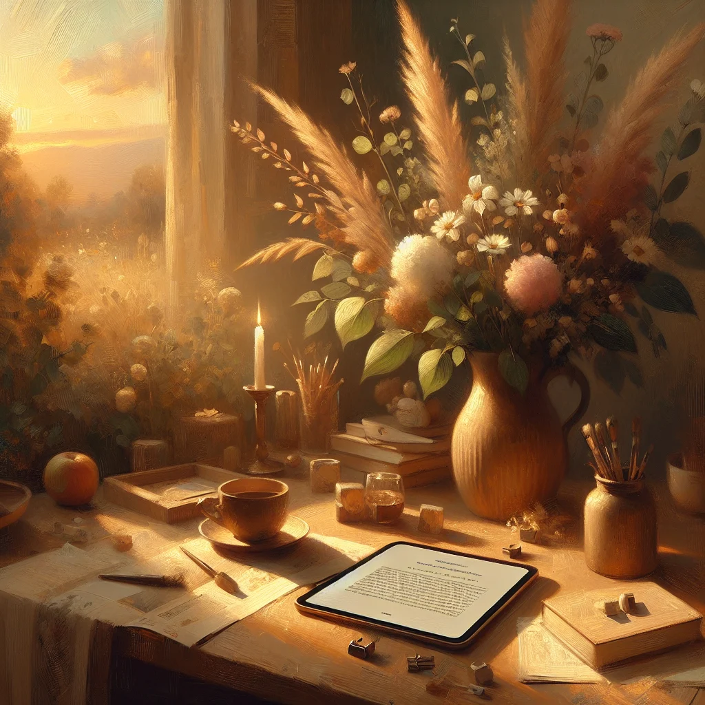 Stoicism for inner peace guide Stoicism for inner peace PDF lying on a desk with peaceful surroundings