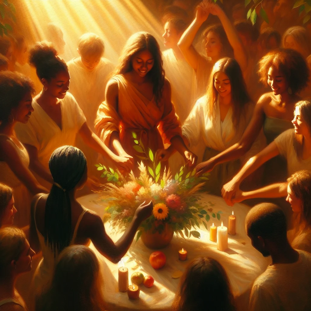 what-is-self-love-club A diverse group of people holding hands in a circle in nature, representing Self Love Club unity.