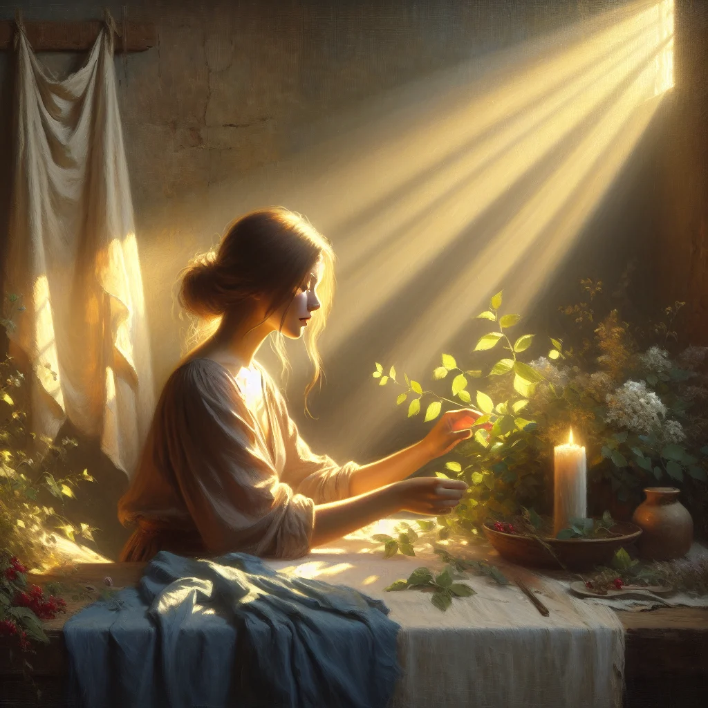 A person reflecting in the mirror during self-care routine, when self-love becomes selfish