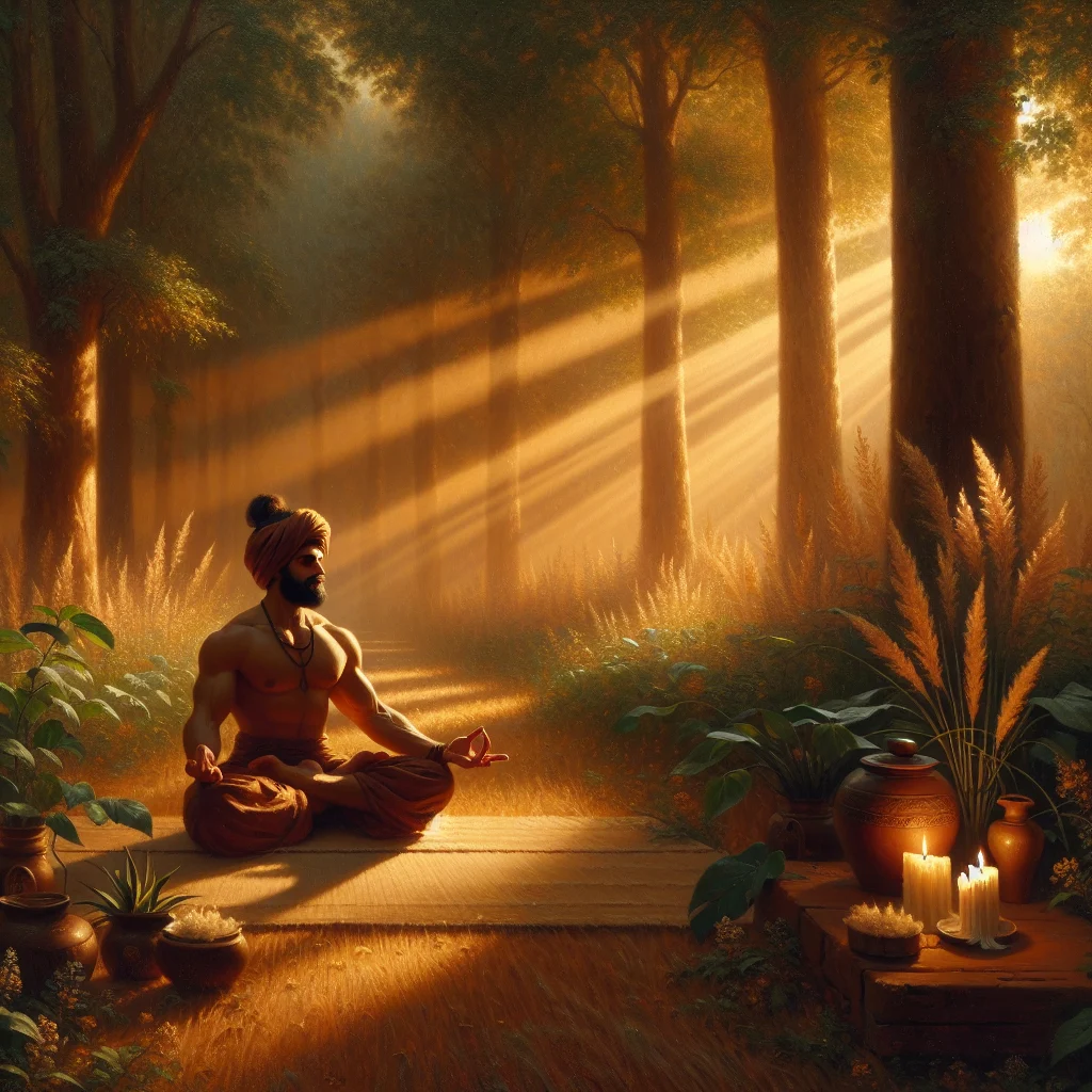 why is love necessary, person meditating peacefully in nature