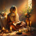 A person reflecting in solitude during a spiritual awakening struggle, symbolizing conflict and growth