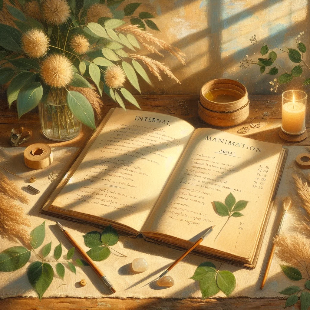 law-of-attraction-manifesting-journal Manifestation journal filled with personal law of attraction entries and affirmations