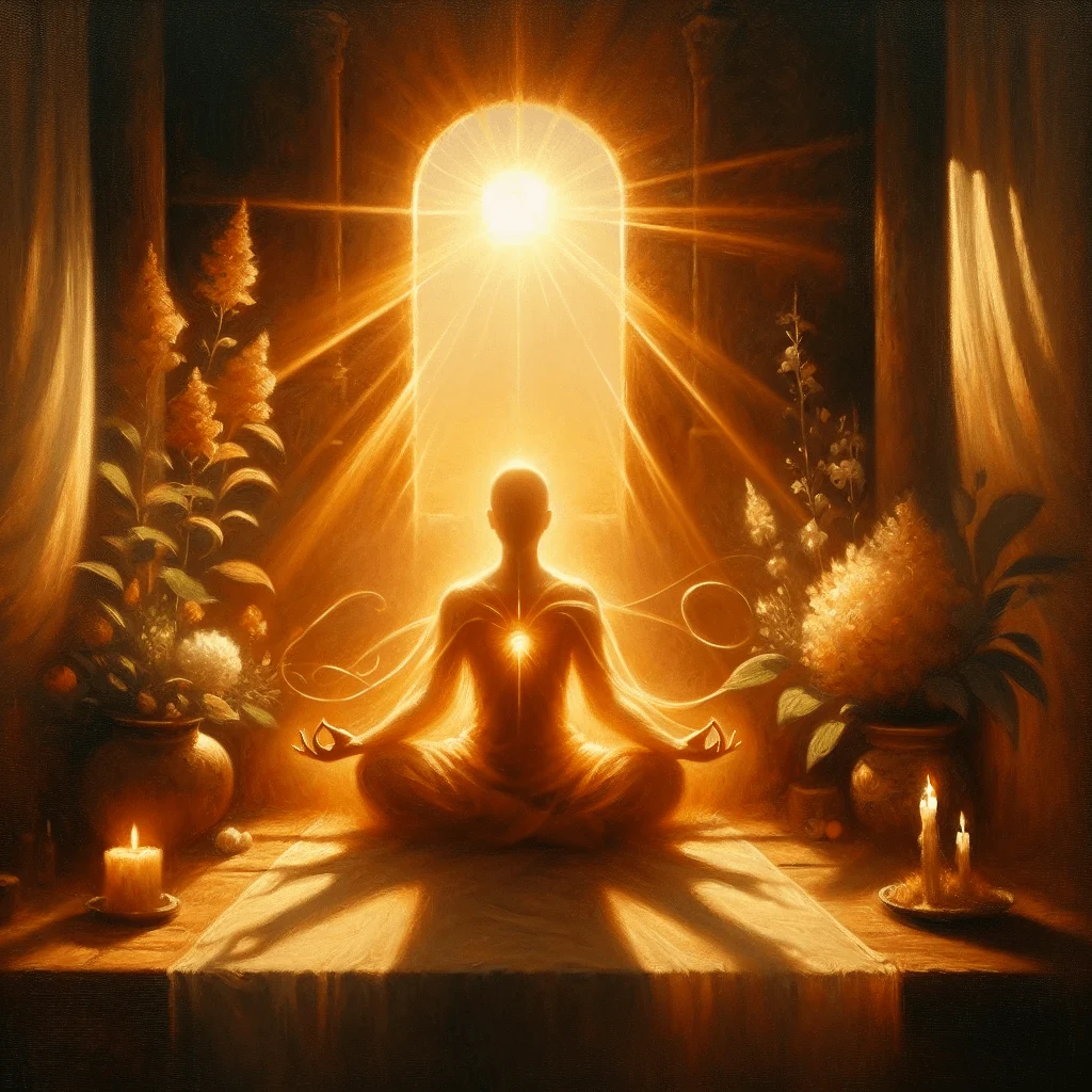 Person practicing the best manifestation method through meditation and visualization