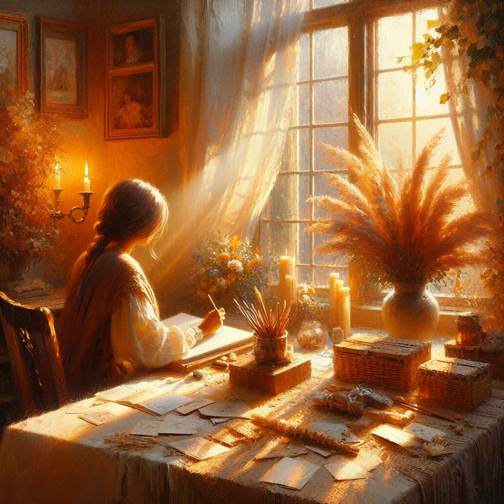 Woman writing affirmations as part of an affirmation course