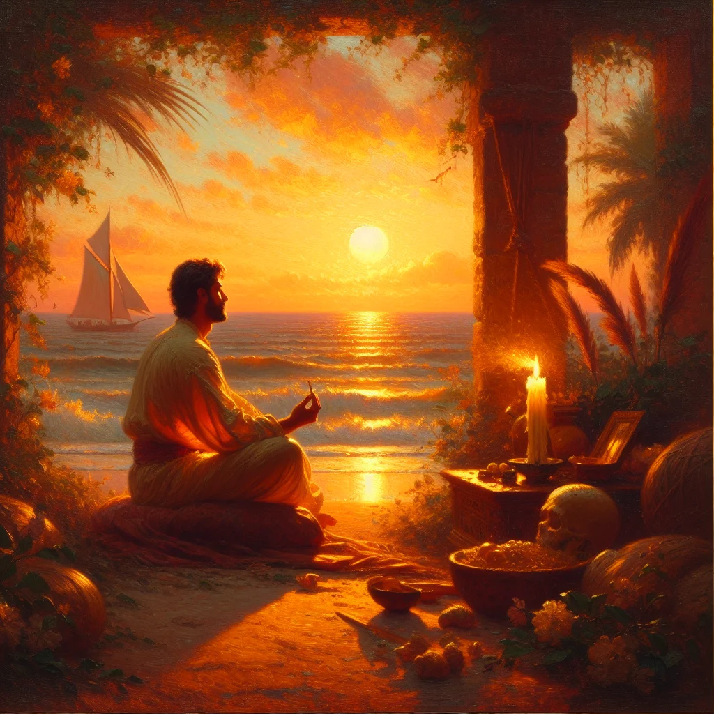 mindfulness practice on florida beach for anxiety relief