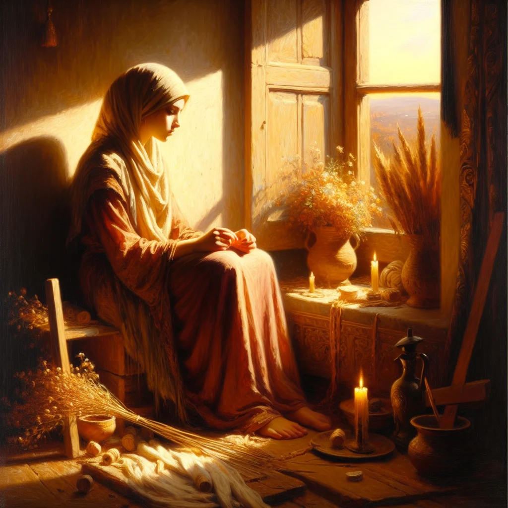 burnout symptoms mind - woman sitting lost in thought near window