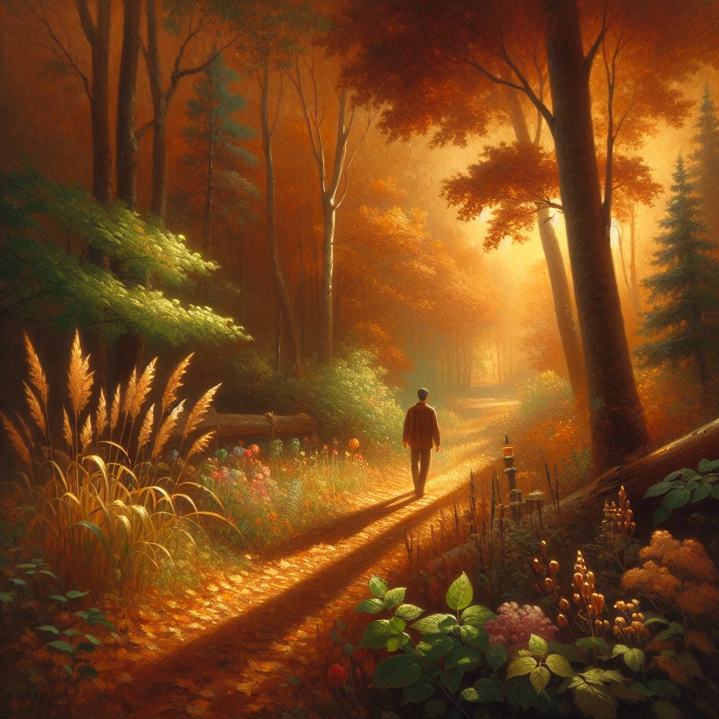 make me focus with a walk in nature for mental clarity