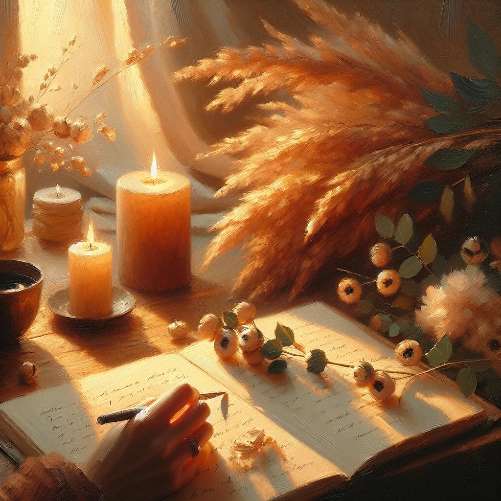 Mindfulness to help with anxiety - person writing in a journal during a mindful practice