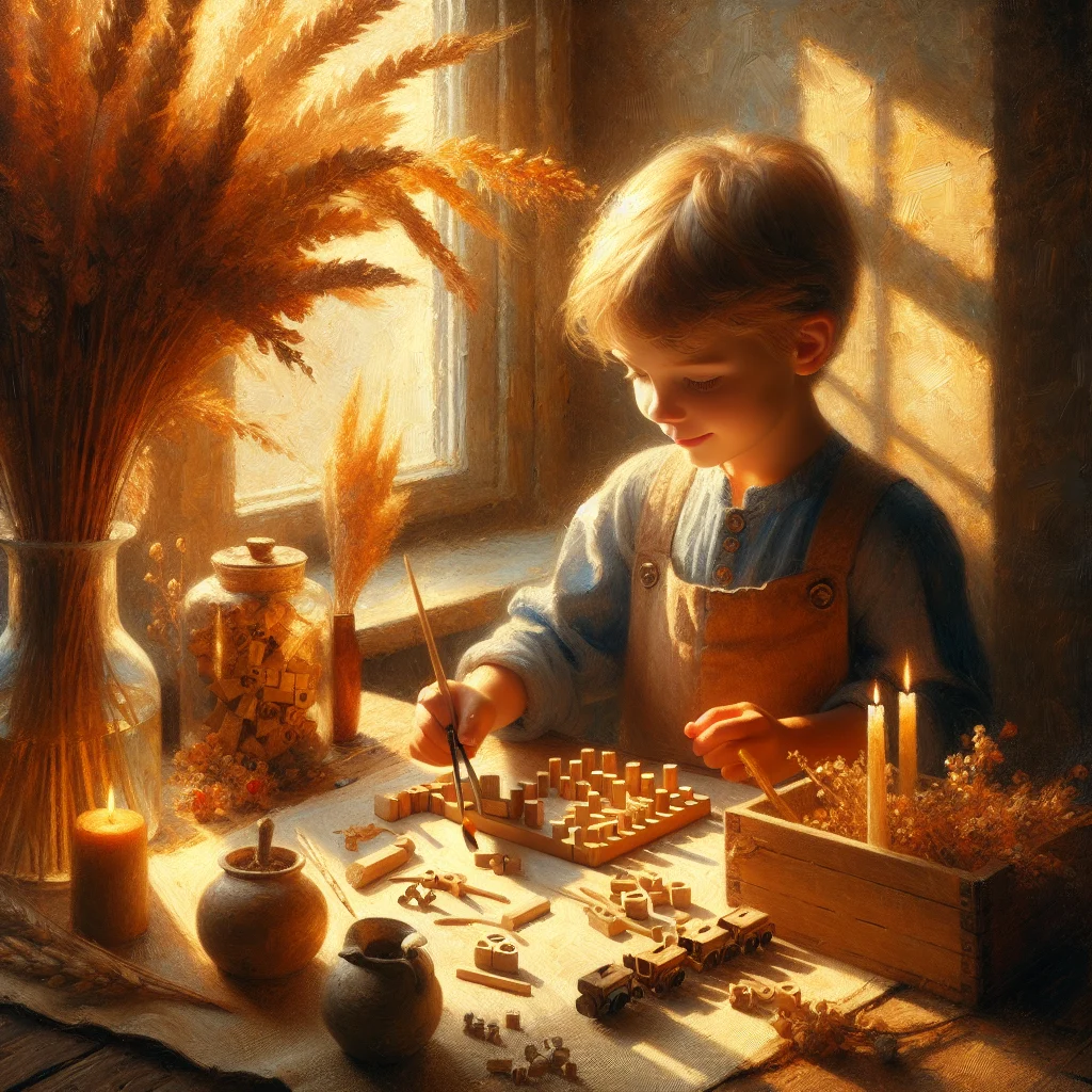 child-engaging-special-interest-recovery Child recovering from autistic burnout while enjoying their special interest activity in a relaxed setting