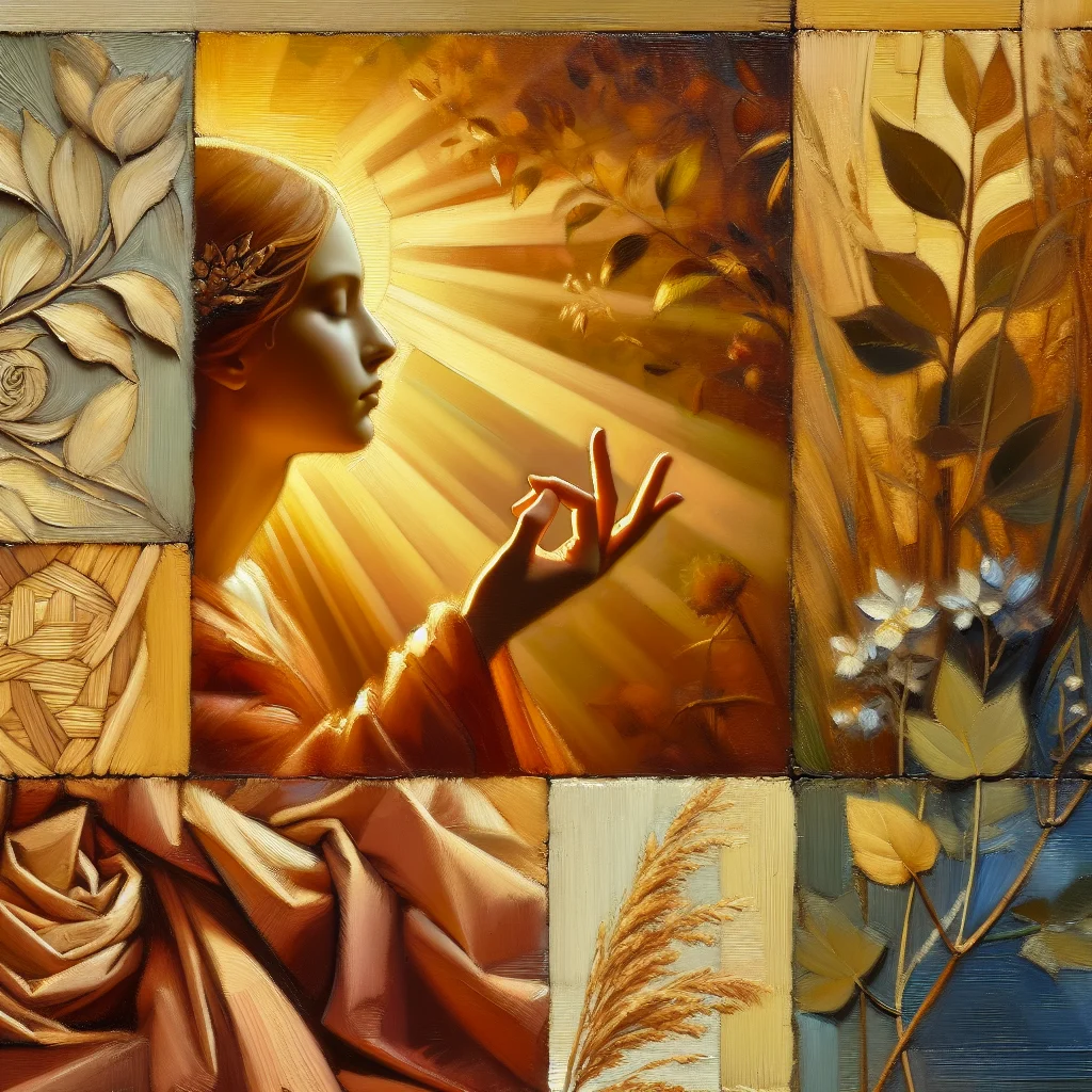 emotional-equilibrium-concept Person achieving emotional balance and inner harmony through mindfulness practice