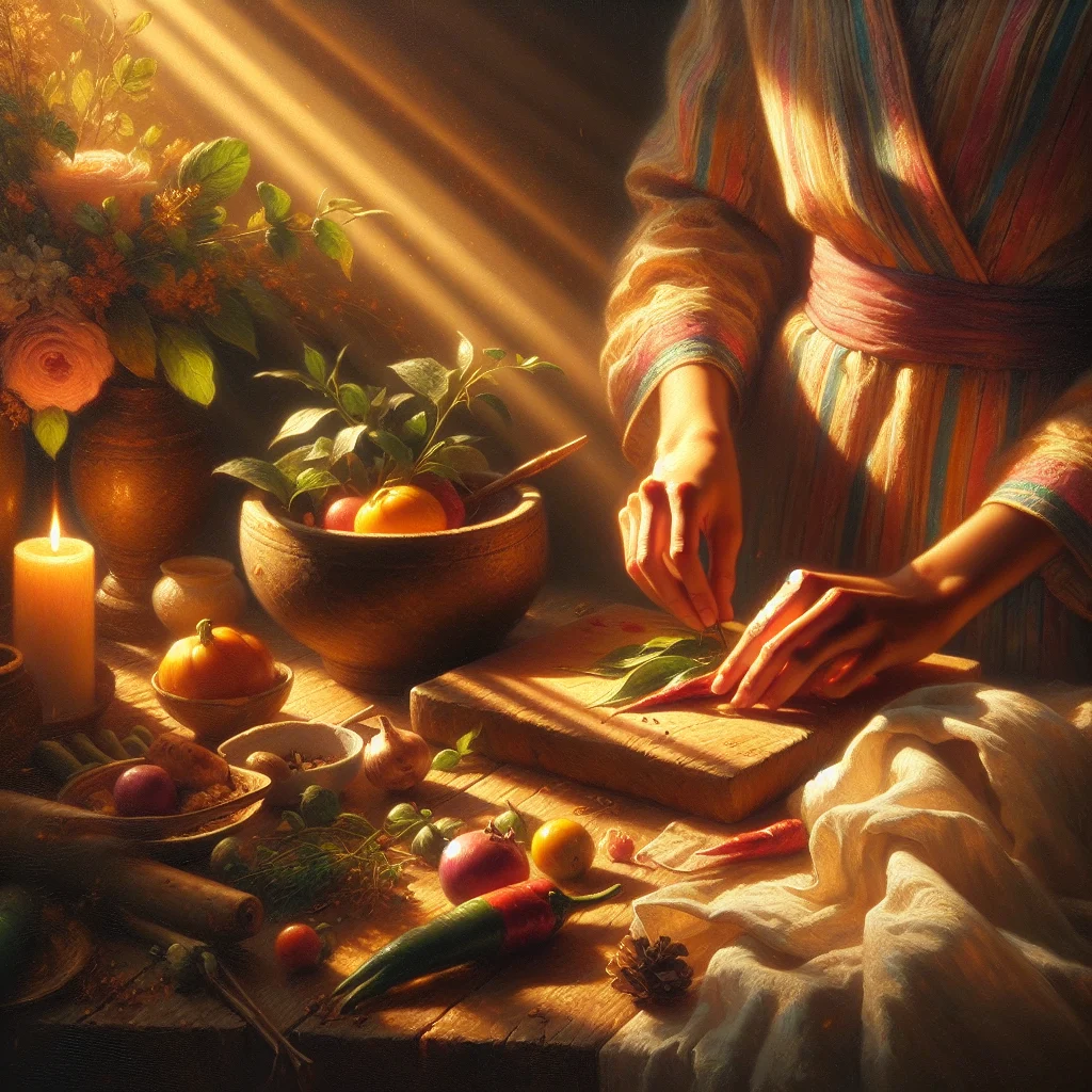 healthy-meal-preparation-with-mindfulness Healthy colorful meal being prepared mindfully as part of emotional eating recovery