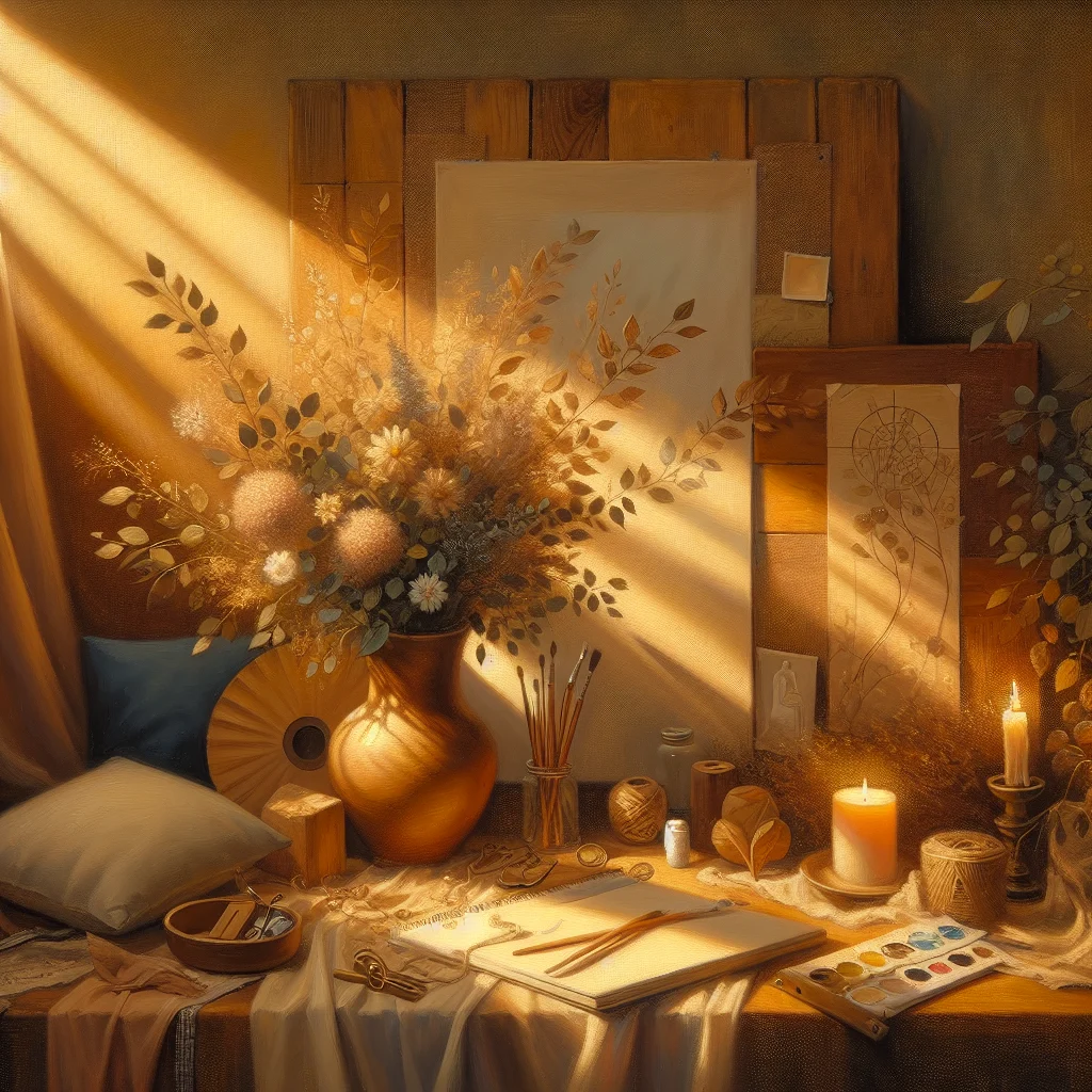 Peaceful scene showing mindfulness and coaching tools integrated together for personal development and growth