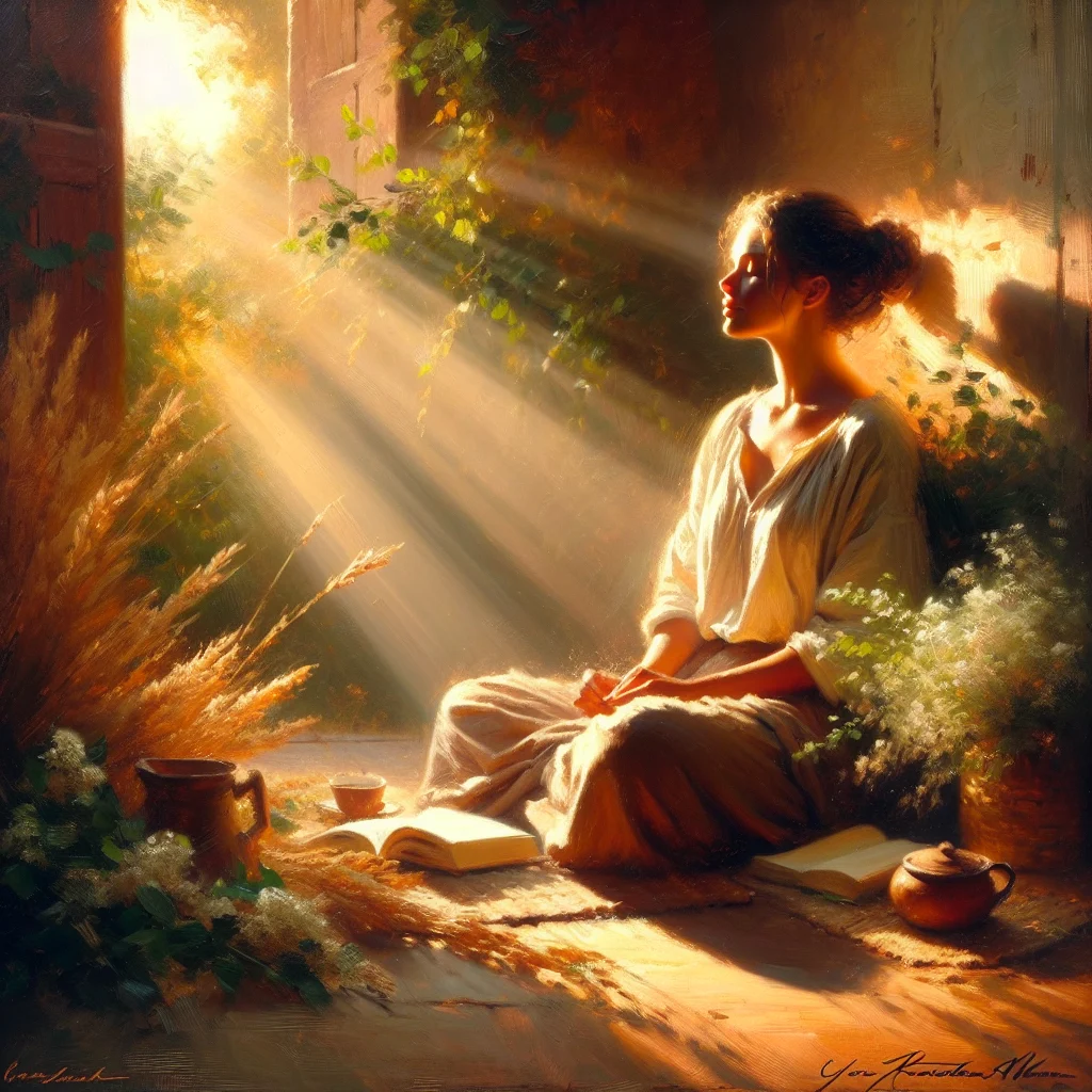 ophelia-wilde-slow-living-lifestyle Ophelia Wilde embracing slow living principles in a peaceful natural setting