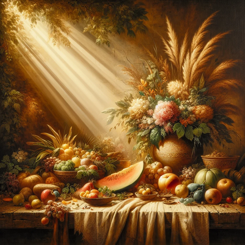 Fresh organic vegetables and herbs displayed at a slow living restaurant in Denpasar City