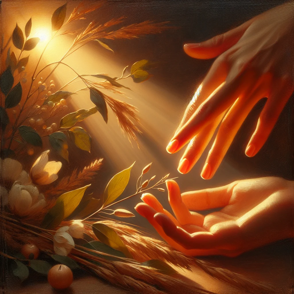 Person demonstrating healing EFT tapping points on face and body for emotional release