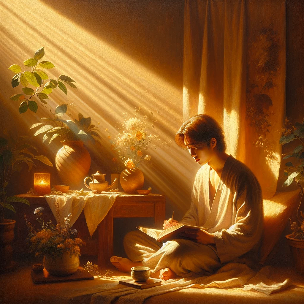 Person practicing self-care and prevention strategies to avoid burnout relapse