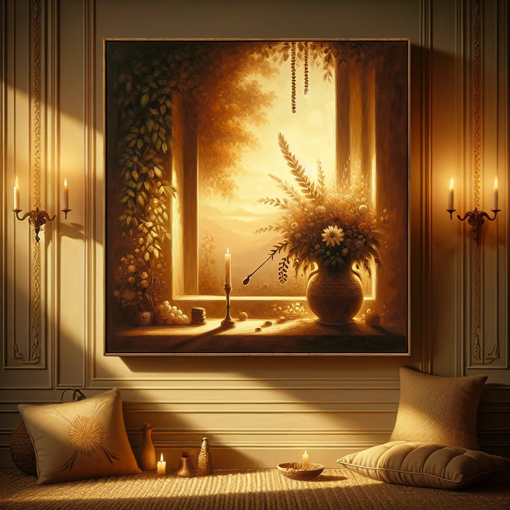 Calming meditation space with cushions and soft lighting for practicing mind-calming techniques