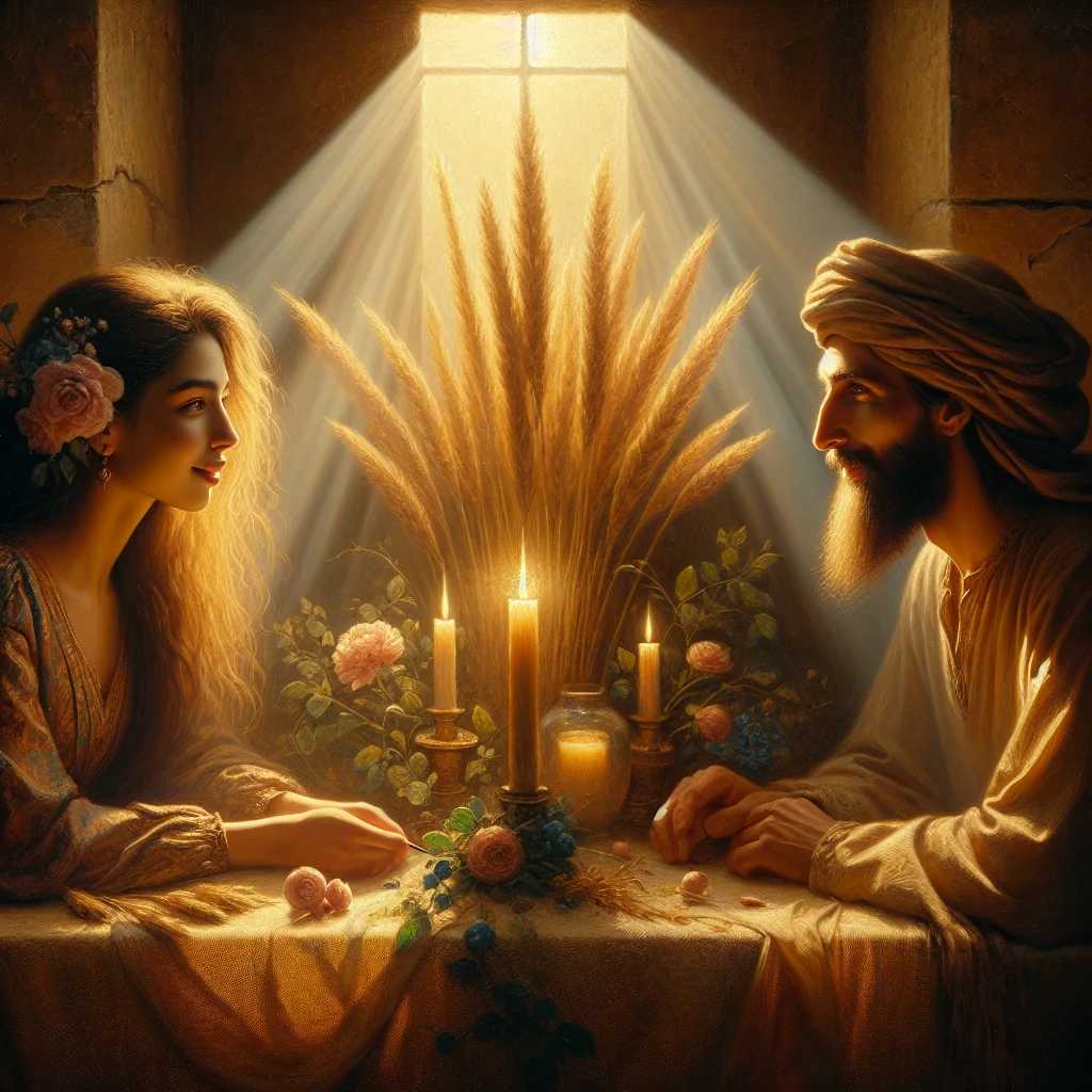 two-people-connecting-mindfully Two people practicing Just Like Me mindfulness meditation together in peaceful environment