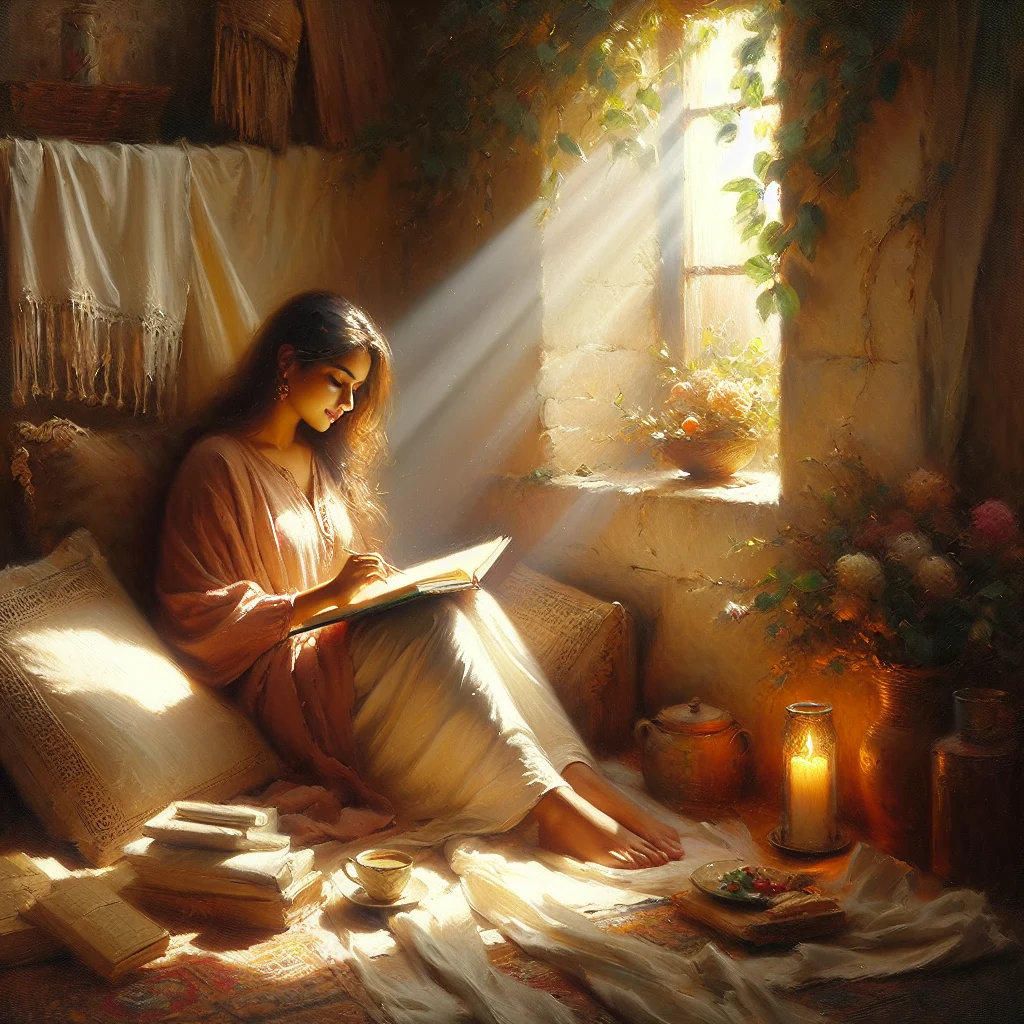 woman-writing-me-journal-morning Woman peacefully writing in her me journal during quiet morning routine with coffee