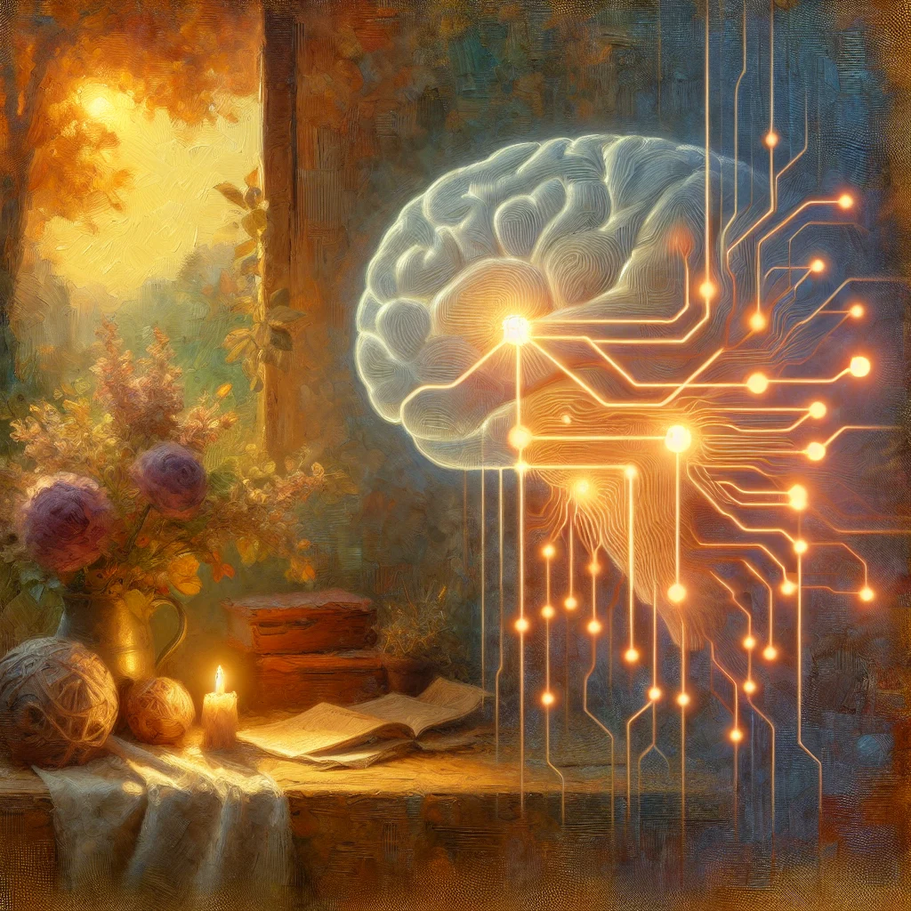 Visual representation of emotional addiction recovery showing neural pathways and emotional patterns in the brain