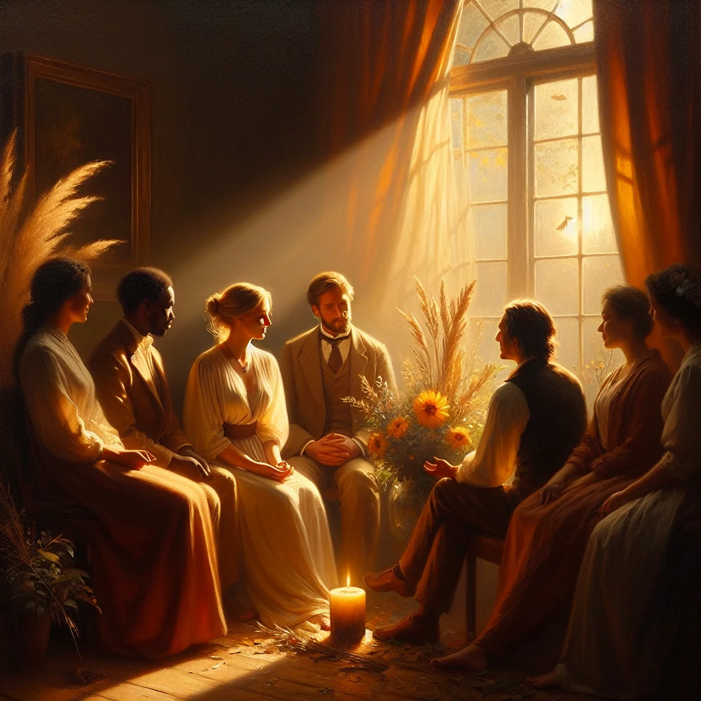 group-therapy-session-for-anxiety-support Supportive group therapy session helping individuals with social anxiety connect and heal