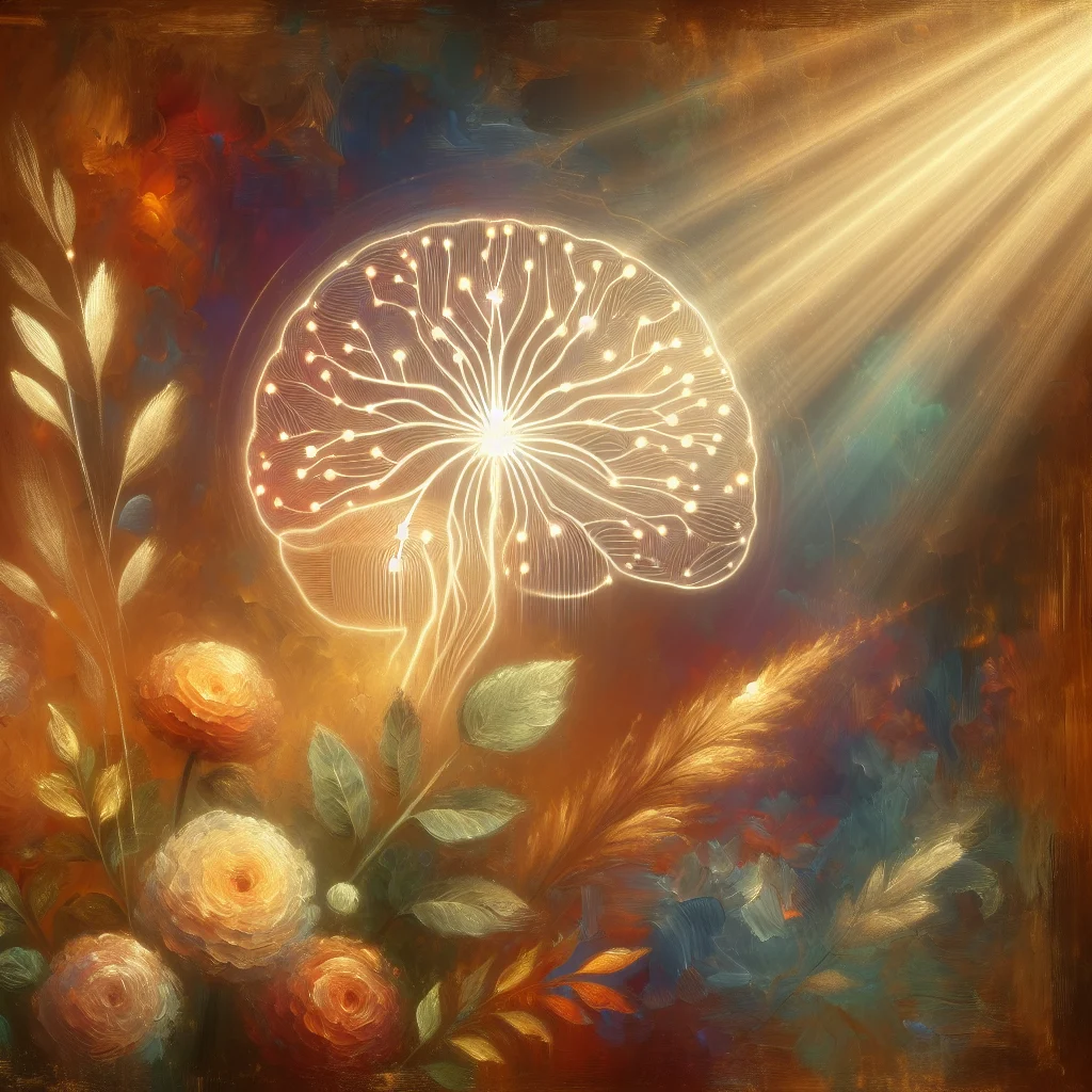 neuroscience-brain-scan-mindfulness Brain scan imagery showing neural activity during mindfulness meditation practice