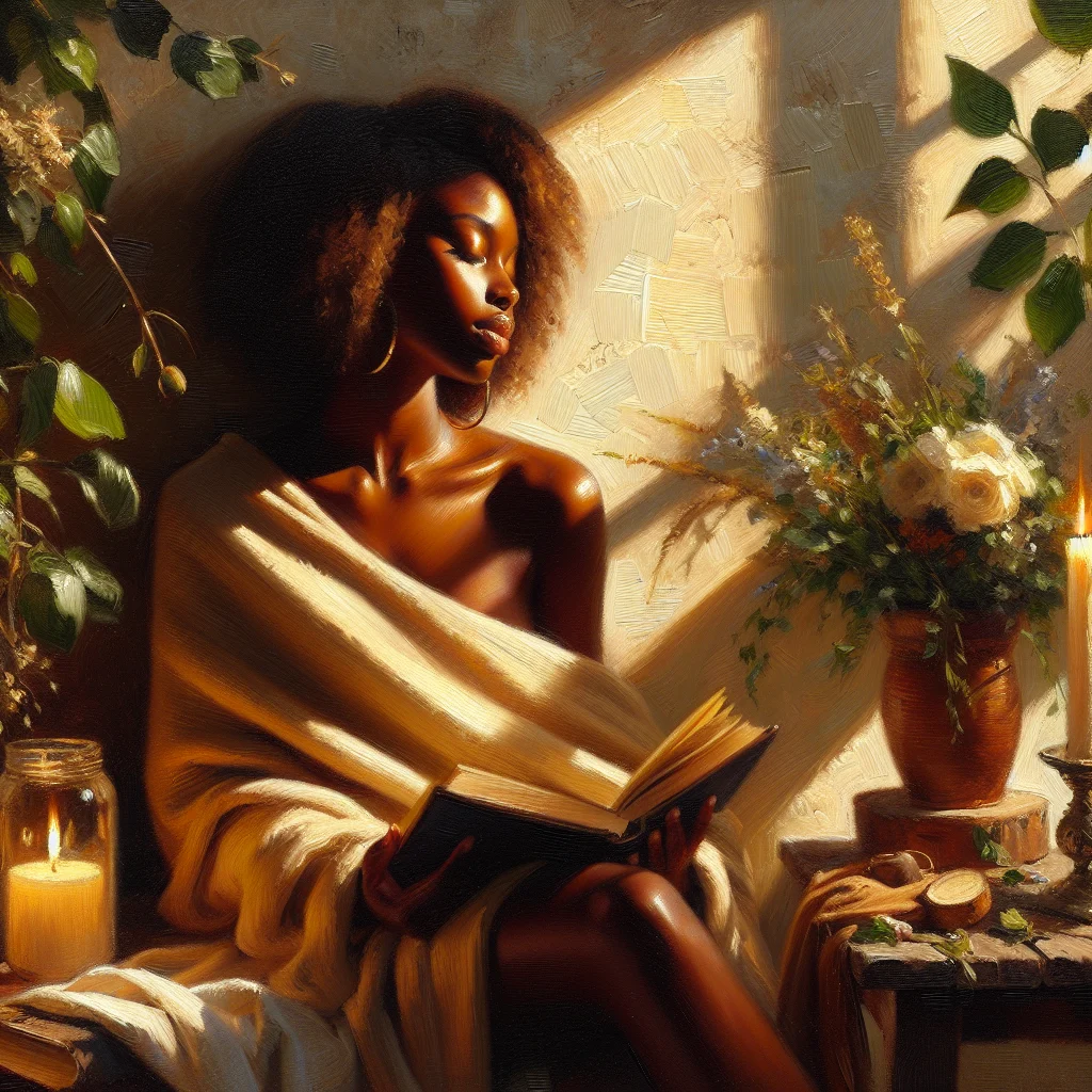 peaceful-woman-resting-self-care-recovery Peaceful woman practicing self-care and rest during eating disorder recovery