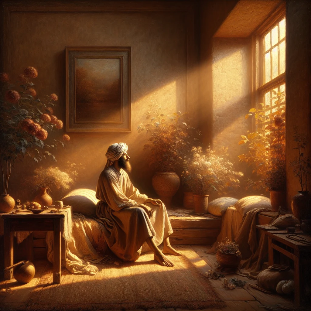 Person sitting peacefully in contemplation during emotional damage recovery process