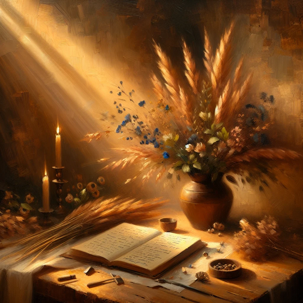 Mindfulness practice journal with notes and reviews documenting personal meditation experiences