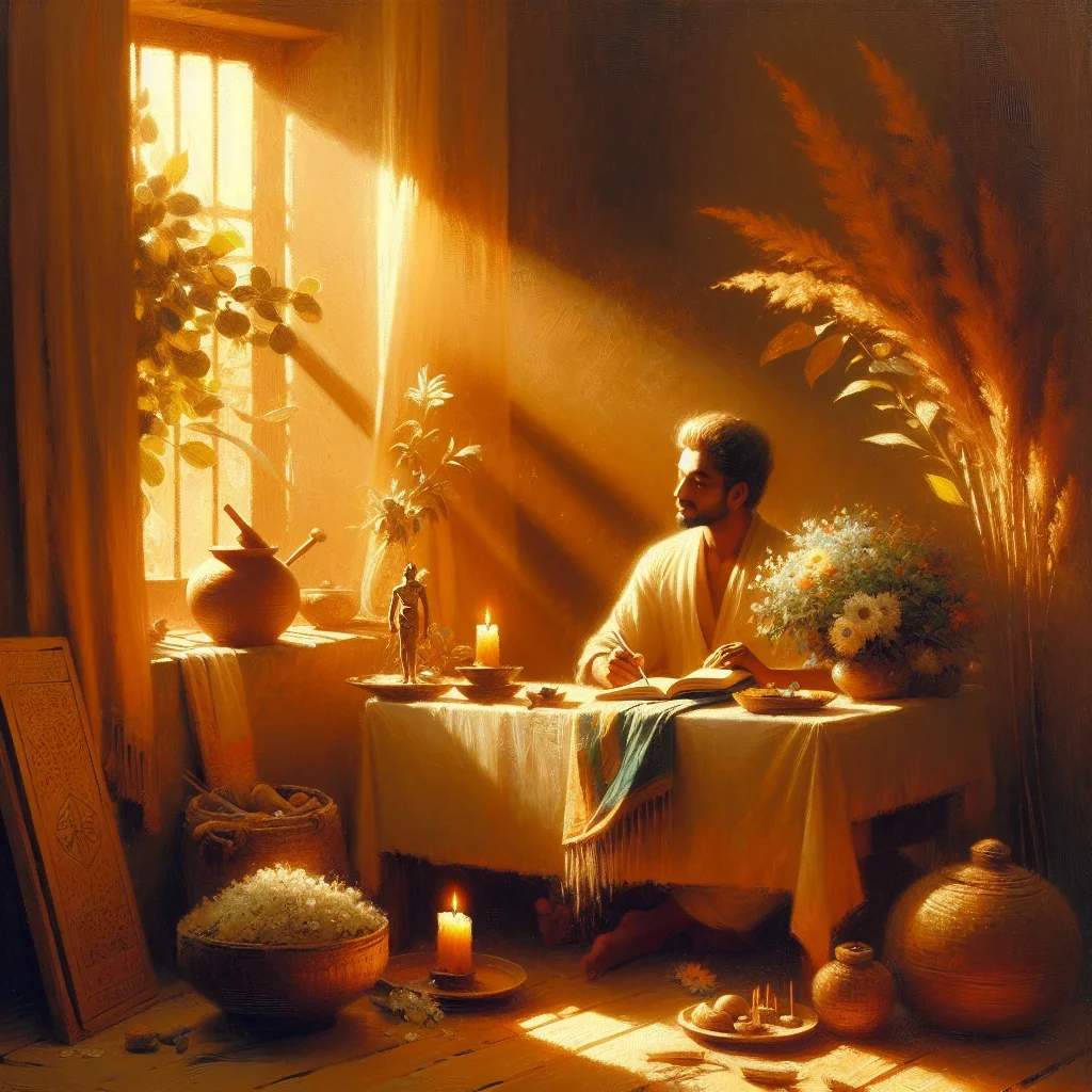 Person journaling in peaceful environment during burnout recovery reflection stage