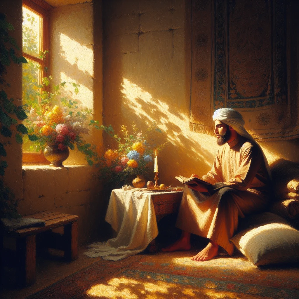 Adult sitting by window in contemplation, processing childhood emotional neglect in a peaceful setting