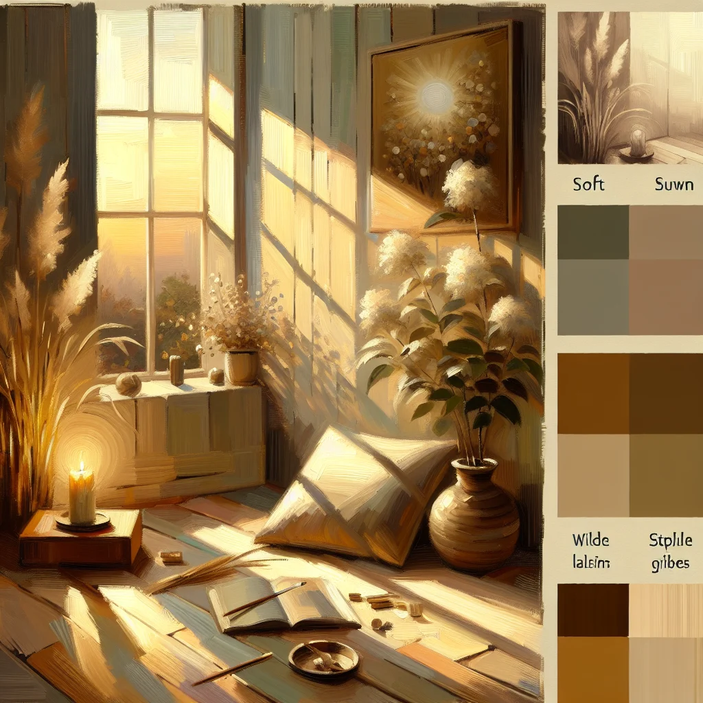 Peaceful zen meditation space designed for women managing menopausal changes