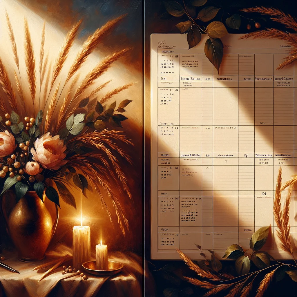 Calendar showing scheduled appointments with intentional buffer time blocks between meetings