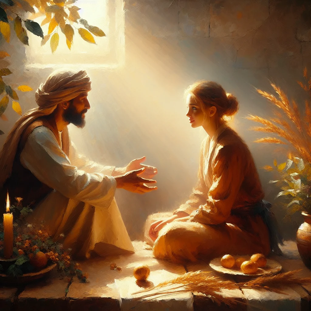 Two people engaged in genuine conversation, representing healthy relationships that naturally build self-esteem