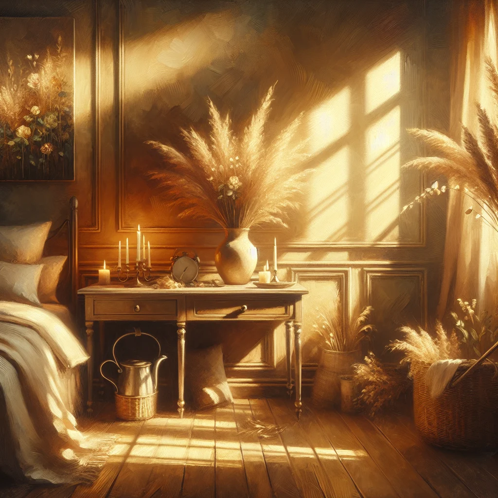 Peaceful bedroom environment with comfortable bedding ideal for practicing progressive muscle relaxation during menopause