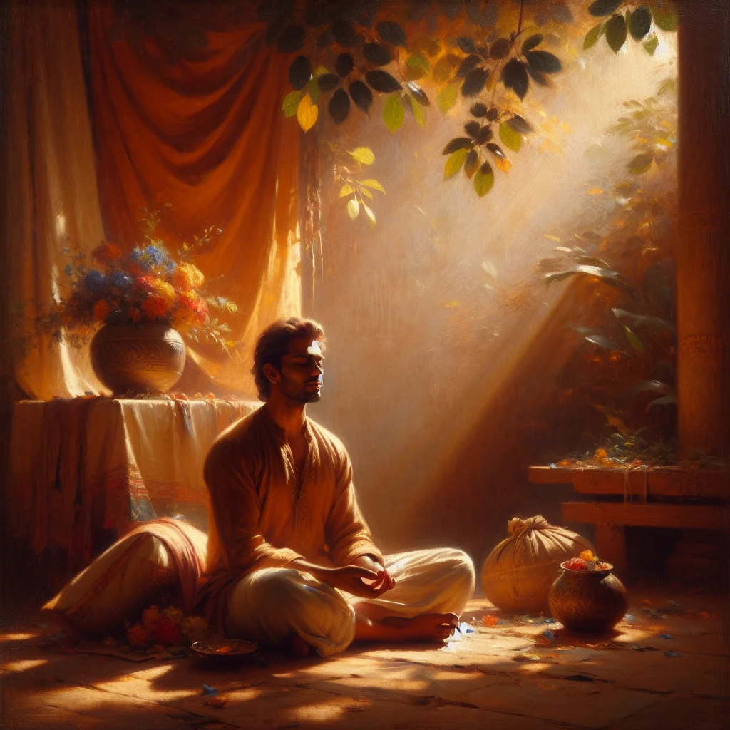 person-practicing-breathing-exercise-for-anger Person practicing deep breathing techniques to manage anger and reduce stress in a calm environment