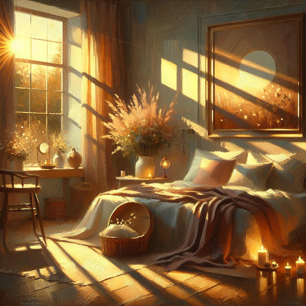 Calm bedroom setting designed to reduce 3am overthinking and promote restful sleep